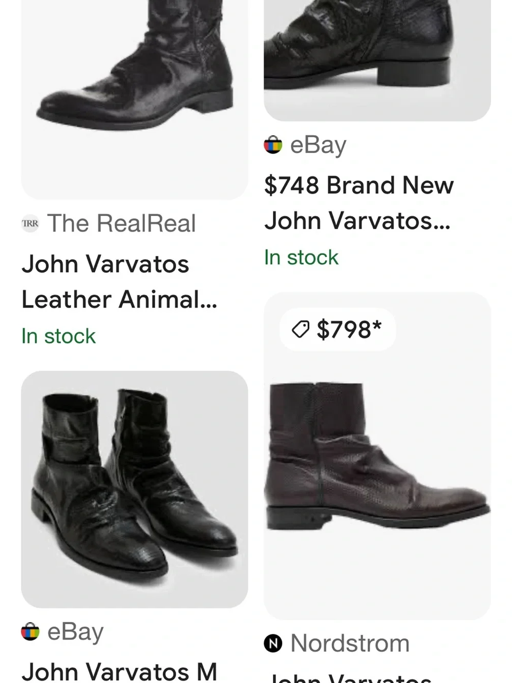 John Varvatos Morrison Sharpey Leather Zip Ankle Boots